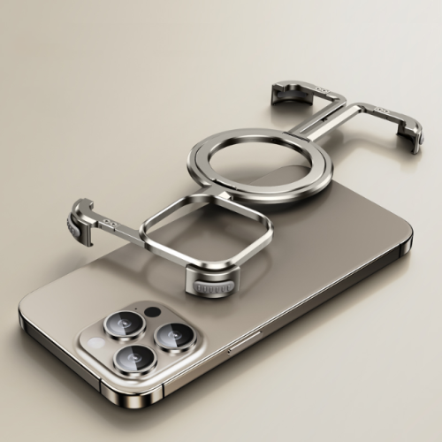 Aluminum Shockproof Frameless Rotatable Ring Holder Metal Case photo review