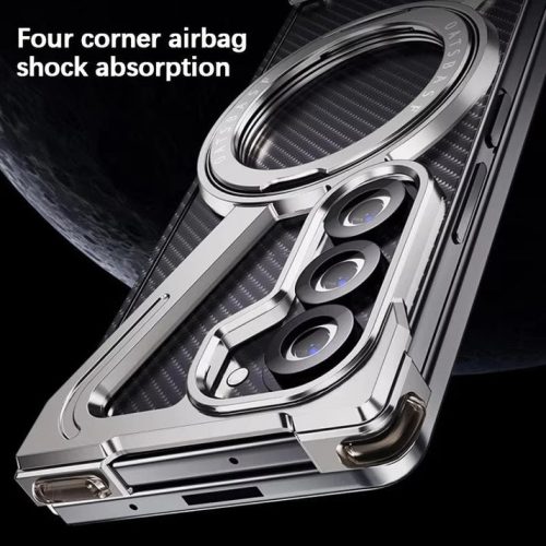 Metal Z-Shape Frameless Case With Rotatable Ring Holder photo review