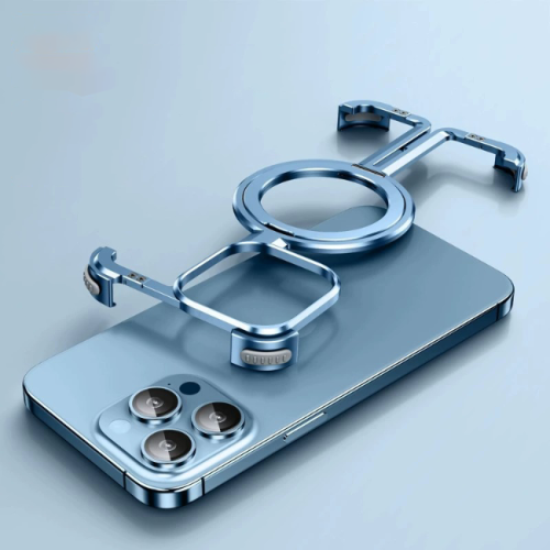 Aluminum Shockproof Frameless Rotatable Ring Holder Metal Case photo review