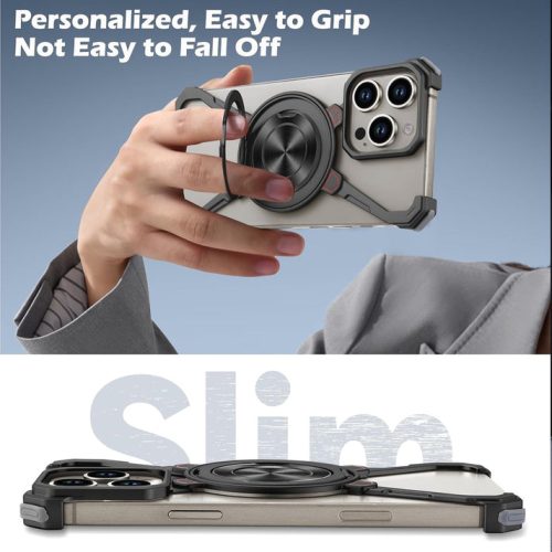 MagFlex Pro™ – Premium 360° Ring Holder Metal Case with Kickstand photo review